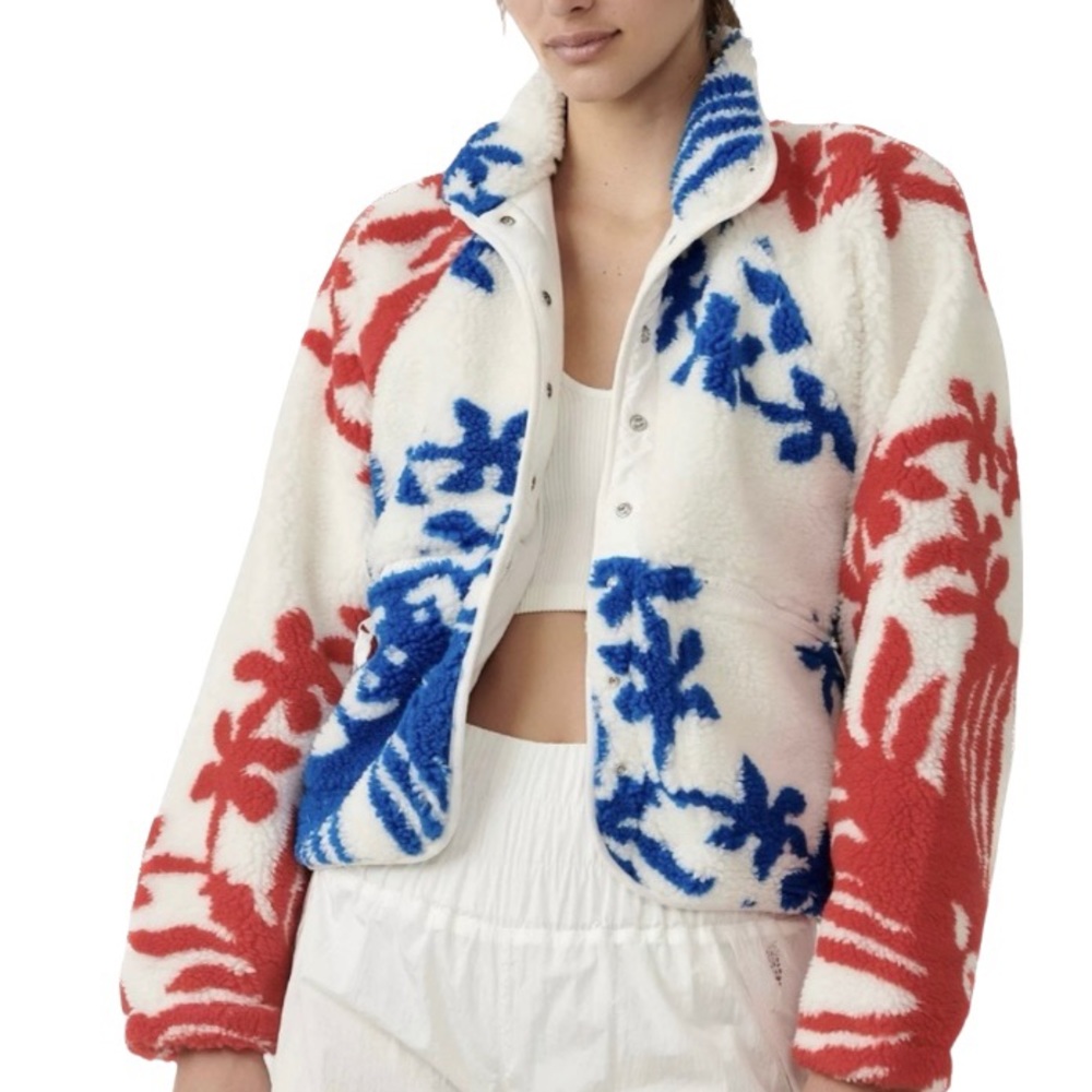 Free People Movement Rocky Ridge Jacket Ivory Combo